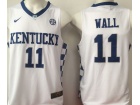 2017 Kentucky Wildcats #11 John Wall White College Basketball Elite Jersey