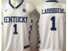 2017 Kentucky Wildcats #1 Skal Labissiere White College Basketball Elite Jersey