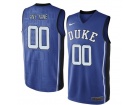 Men's Duke Blue Devils Customized V Neck College Basketball Elite Jersey - - Royal Blue