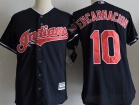 Cleveland Indians #10 Edwin Encarnacion Blue Cool Base Jersey