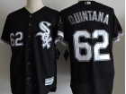 Chicago White Sox #62 Quintana Black New Cool Base Jersey