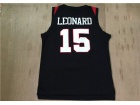 San Diego State #15 Kawhi Leonard Black Stitched College Basketball Jersey