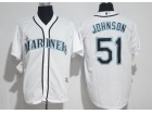 Seattle Mariners #51 Randy Johnson White New Cool Base  Jersey