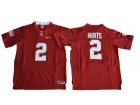 2016 Youth Alabama Crimson Tide #2 Jalen Hurts Crimson College Football Pro Combat Jersey