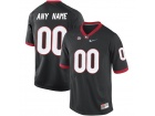 Men's Georgia Bulldogs Customized College Football Limited Jerseys - Black