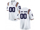 2016 Men's LSU Tigers Customized College Football Limited Throwback Legand Jersey - White