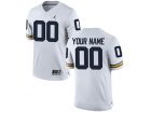 2016 Men's Jordan Brand Michigan Wolverines Customized College Football Limited Jersey - White