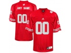 Adidas Men's Wisconsin Badgers Customized College Football Jersey - Red