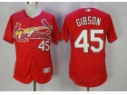 St. Louis Cardinals #45 Bob Gibson Red Flexbase Jersey