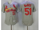 St. Louis Cardinals #51 Willie McGee Grey Flexbase Jersey