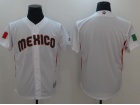 Custom Men's Mexico Baseball Majestic White 2017 World Baseball Classic Authentic Team Jersey