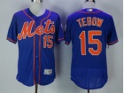 New York Mets #15 Tim Tebow Blue Flexbase Jerseys