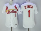 St. Louis Cardinals #1 Ozzie Smith White Flexbase Jersey