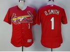 St. Louis Cardinals #1 Ozzie Smith Red Flexbase Jersey