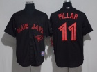 Toronto Blue Jays #11 Kevin Pillar Black  Fashion Baseball Jersey