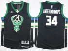 Milwaukee Bucks #34 Giannis Antetokounmpo Black Youth Basketball Jersey