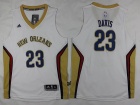 New Orleans Pelicans #23 Anthony Davis White Youth Basketball Jersey