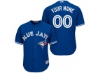 Men's Toronto Blue Jays Majestic Royal Cool Base Custom Stitched Name Number Jersey