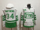 Toronto Maple Leafs #34 Auston Matthews White St. Pats Hockey Hoodie