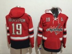 Washington Capitals #19 Nicklas Backstrom Red Pullover Hockey Hoodie