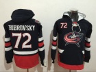 Columbus Blue Jackets #72 Sergei Bobrovsky Navy Blue Hockey Hoodie