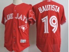 Toronto Blue Jays #19 Jose Bautista Red 2017 Flexbase Jersey