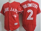 Toronto Blue Jays #2 Troy Tulowitzki Red 2017 Flexbase Jersey