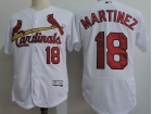 St. Louis Cardinals #18 Carlos Martinez Whit FlexBase Jerseys