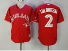 Toronto Blue Jays #2 Troy Tulowitzki Red 2017 Cool Base Jersey