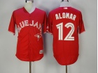 Toronto Blue Jays #12 Roberto Alomar Red 2017 Cool Base Jersey