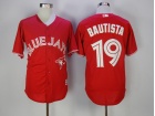 Toronto Blue Jays #19 Jose Bautista Red 2017 Cool Base Jersey