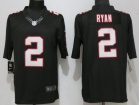 Atlanta Falcons #2 Matt Ryan Black Nike Limited Jersey