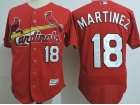 St. Louis Cardinals #18 Carlos Martinez Red FlexBase Jerseys