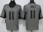 Atlanta Falcons #11 Julio Jones Gridiron Gray Limited Football Jersey