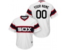 Men's Chicago White Sox Majestic White Home Alternate Cool Base Custom Jersey