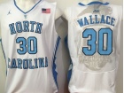 North Carolina #30 Rasheed Wallace Tar Heels White Basketball Jersey