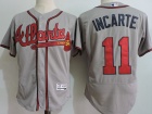 Atlanta Braves #11 Incarte Grey Flexbase Jersey