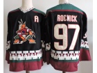 Men's Phoenix Coyotes #97 JEREMY ROENICK Black 1998 CCM Vintage Throwback NHL Hockey Jersey