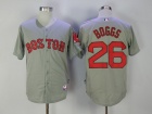 Boston Red Sox #26 Wade Boggs Gray Old Style Cool Base Jerseys