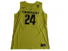 2017 Oregon Ducks #24 Dillon Brooks Yellow College Basketball Jersey