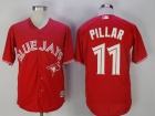 Toronto Blue Jays #11 Kevin Pillar Red 2017 Cool Base Jersey