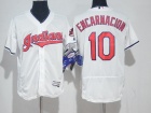 Cleveland Indians #10 Edwin Encarnacion White Flexbase Jersey