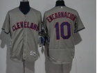 Cleveland Indians #10 Edwin Encarnacion Grey Flexbase Jersey