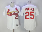 St. Louis Cardinals #25 Dexter Fowler White Cool Base Jersey