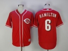 Cincinnati Reds #6 Billy Hamilton Red New Cool Base Baseball Jerseys