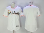 Miami Marlins Blank White Flexbase Jerseys