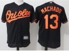 Baltimore Orioles #13 Manny Machado Black New Cool Base Jerseys