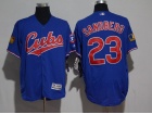 Chicago Cubs #23 Ryne Sandberg Blue 1994 Turn Back The Clock Flexbase Jerseys