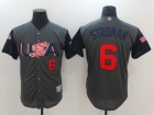 Men's USA Baseball #6 Marcus Stroman  Gray 2017 World Baseball Classic Authentic Jersey