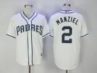 San Diego Padres #2 Johnny Manziel White 2017 Cool Base Jersey